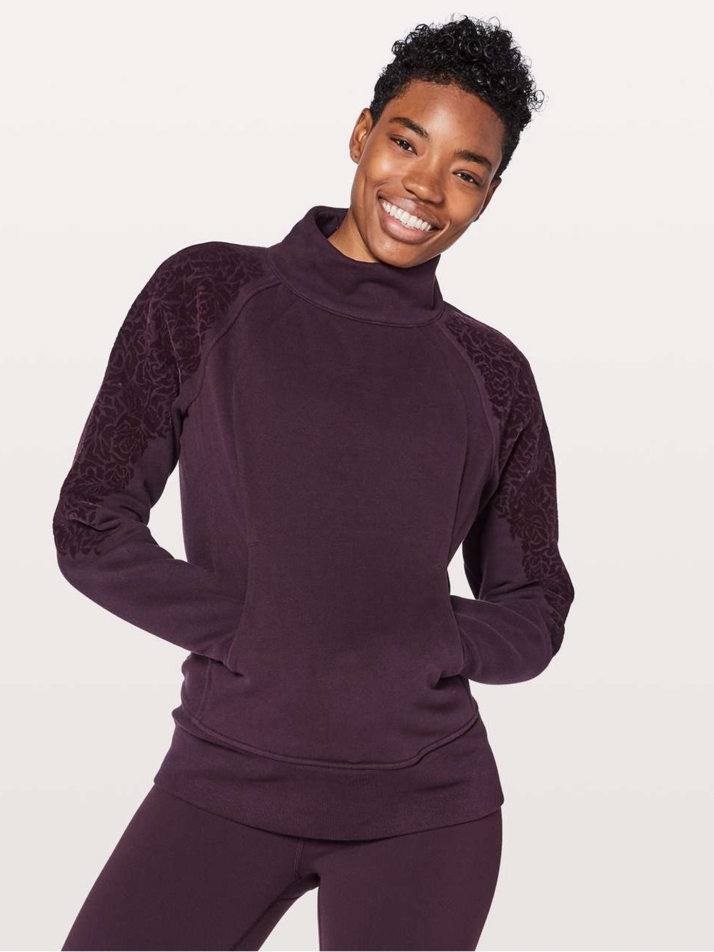 Lululemon Floral Flock pullover